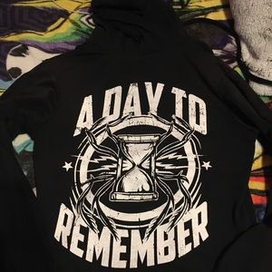 A day to remember band zip up hoodie unisex